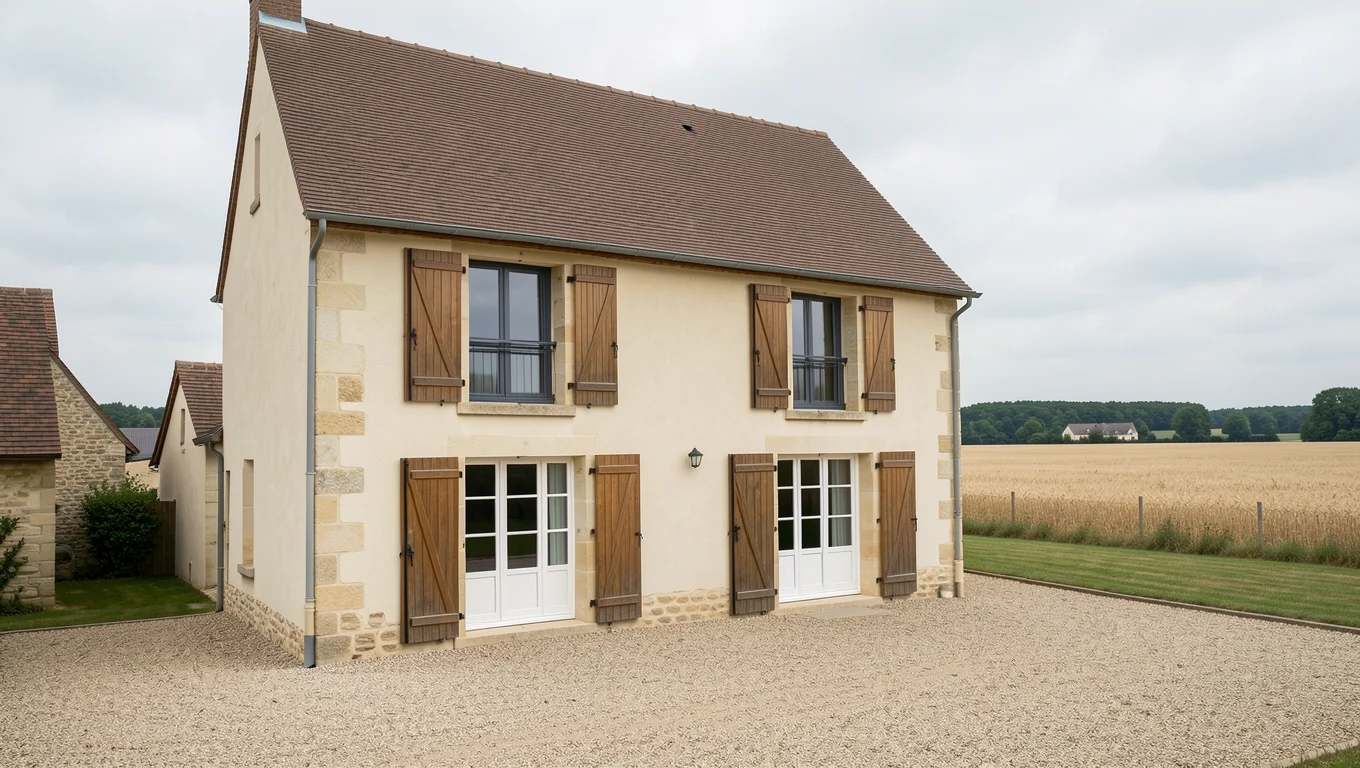 Fenêtres PVC ou aluminium dans une maison briarde : laquelle choisir en 2026 ?