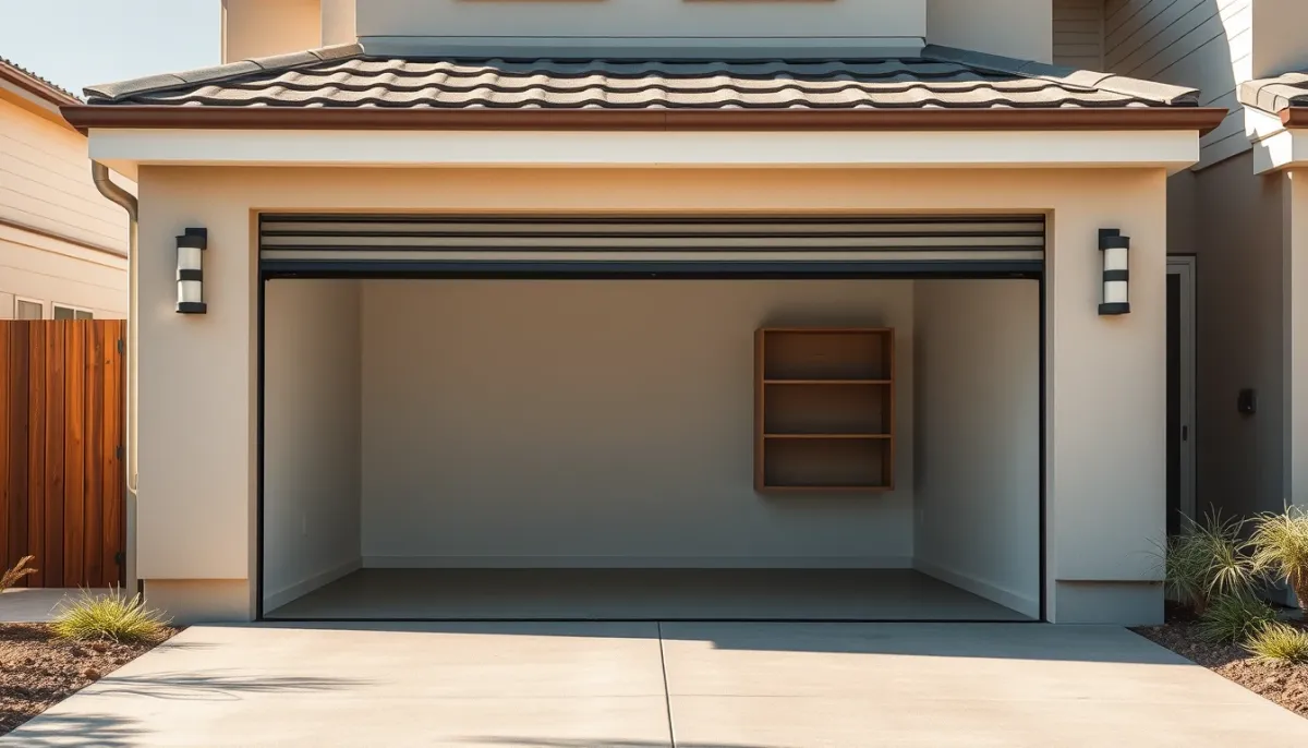 Porte de garage enroulable : la solution quand la place manque au plafond ?