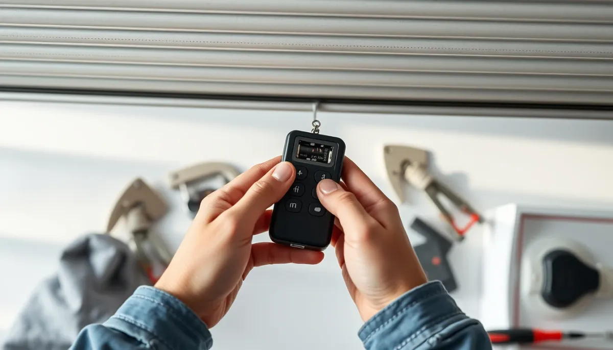 Remplacement de la pile d'une télécommande de volet roulant