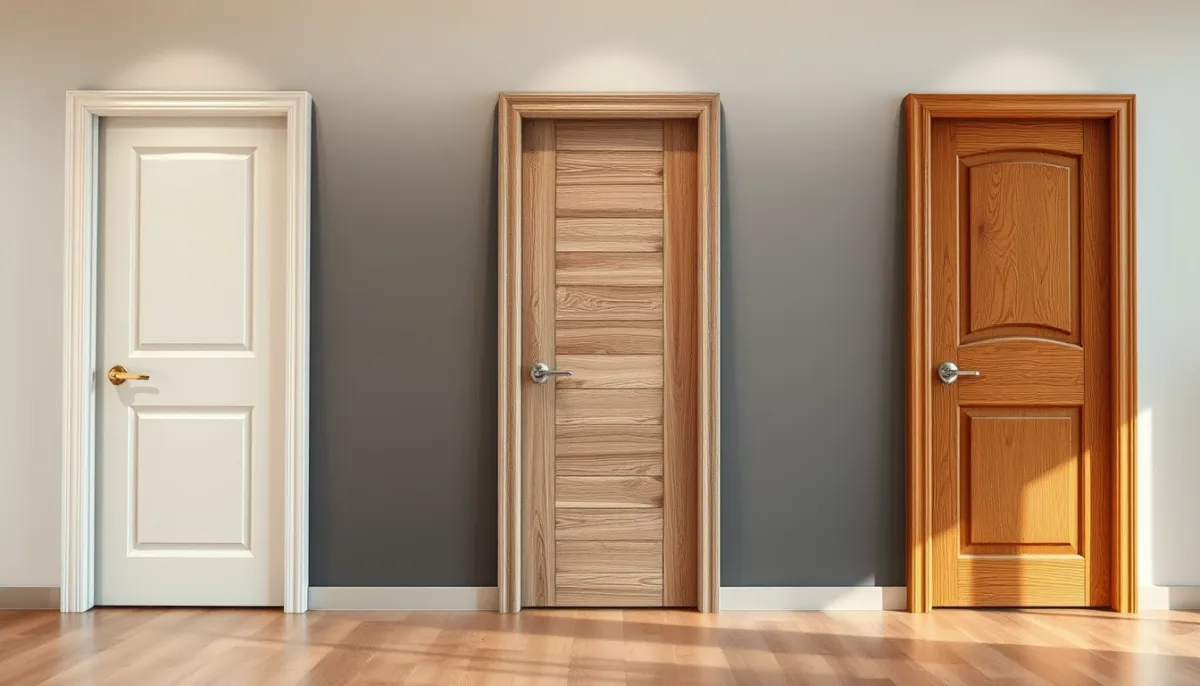 Comparatif visuel des matériaux PVC, aluminium et bois pour porte-fenêtre